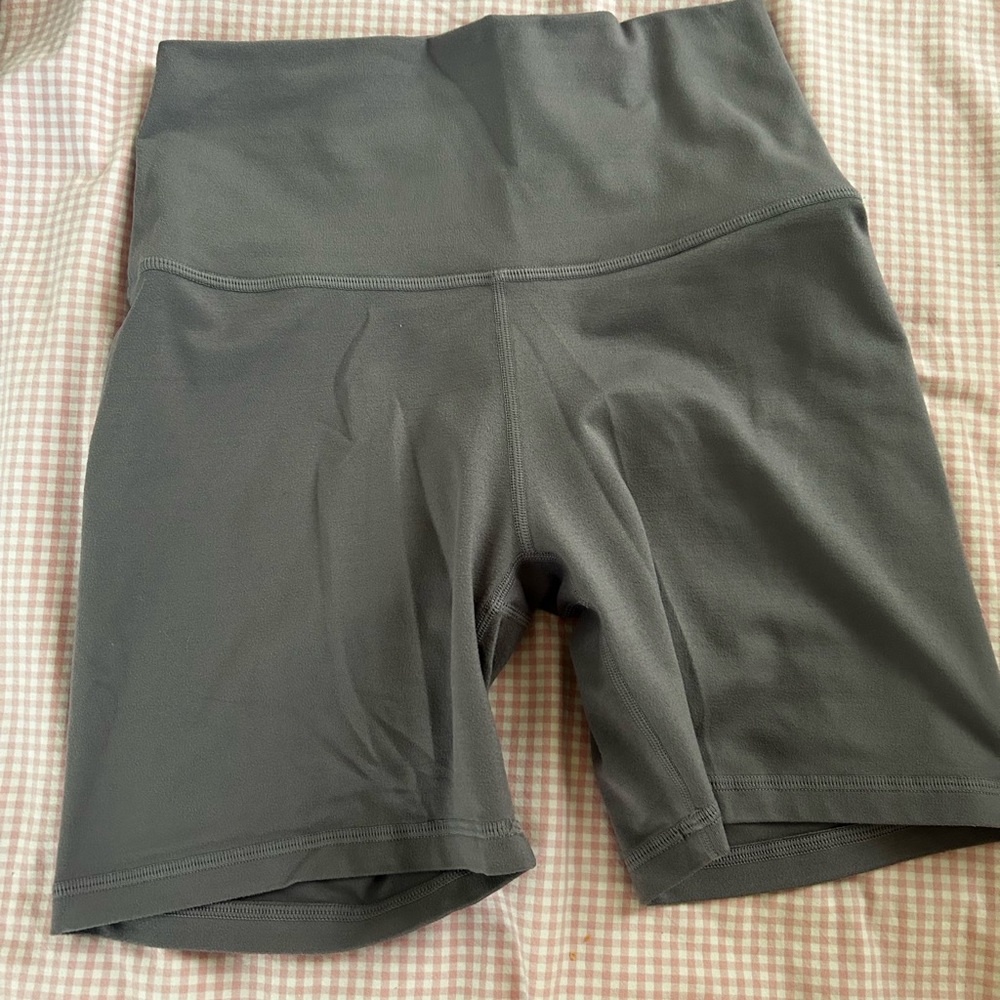 SET Active Gray Athletic Shorts High-Waisted